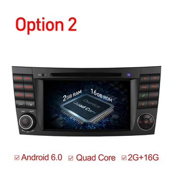 4G SIM LTE Android 6.0 Octa Core Auto DVD Atskaņotājs, GPS for Mercedes W211 W219 W463 CLS350 CLS500 CLS55 E200 E220 E240 E270 E280