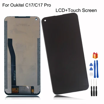 Oriģināls Par Oukitel C17 LCD Displejs, Touch Screen Digitizer Montāža Oukitel C17 Pro Ekrānu LCD Remonta Daļas + Instrumenti