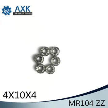 MR104ZZ Gultnis ABEC-1 (10PCS) 4*10*4 mm Miniatūras MR104 ZZ Lodīšu Gultņiem L-1040 X2ZZ MR104Z