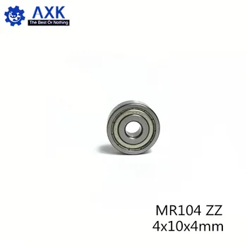 MR104ZZ Gultnis ABEC-1 (10PCS) 4*10*4 mm Miniatūras MR104 ZZ Lodīšu Gultņiem L-1040 X2ZZ MR104Z