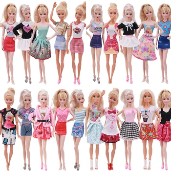 5gab/Daudz Barbies Svārki Atbilstu Ikdienas Mājas Stils Vairākas Krāsas Dažādu Stilu 11 Collu Barbies Lelles, Aksesuāri,DIY Bērniem Rotaļlietas