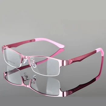 CARTELO ietvaru, Briļļu Sieviešu, Vīriešu un sieviešu Sakausējuma rāmis Puse bez apmales Brilles Rāmis Optisko Receptes Daļēji Loka Glasse