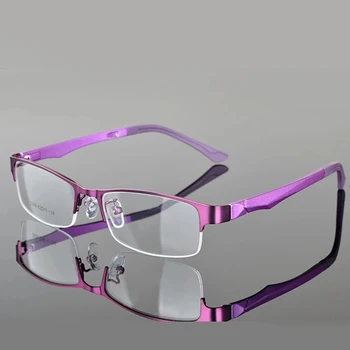 CARTELO ietvaru, Briļļu Sieviešu, Vīriešu un sieviešu Sakausējuma rāmis Puse bez apmales Brilles Rāmis Optisko Receptes Daļēji Loka Glasse