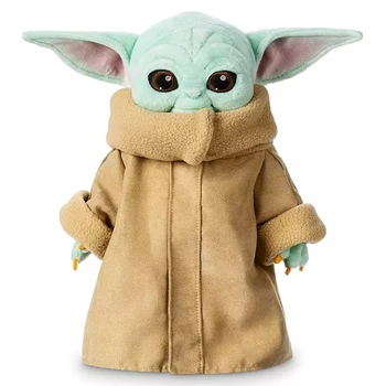 25cm Disney Star Wars Bērnu Yoda Plīša Rotaļlieta NOLIKTAVĀ Spēkā Atmodina Mīksta Plīša Pildījumu Lellēm, Plīša Rotaļlietas, Ziemassvētku Bērniem Bērniem