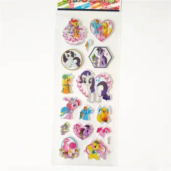 60 loksnes unicorn poniji Uzlīmes Karikatūra Anime Rotaļlietas Bērniem maz Zirgu Uzlīmes Portatīvajiem Bagāžas Skeitborda burbulis Uzlīmes
