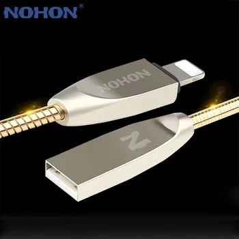 NOHON USB Ātrās Uzlādes Kabelis 8pin USB Kabelis iOS 7 8 9 10 Apple iPhone 8 X 7 6 6S Plus 5 5S SE Mobilo Tālruņu Datu Sinhronizācijas Vads