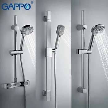 GAPPO dušas Slaidu pagarinājuma Stieņi dušas vannas Dušas dzelzceļa bīdiet turētāju Sienas Uzstādīts regulējams bīdāmās bārs