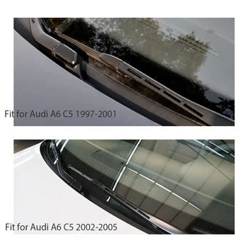 2x Auto Auto Oriģinālo Vējstiklu Mīkstas Gumijas Tīrītāju slotiņu Pielāgot Audi A6 C5 C6 C7 A6 2017 2016-1997 Mainīt Piederumi