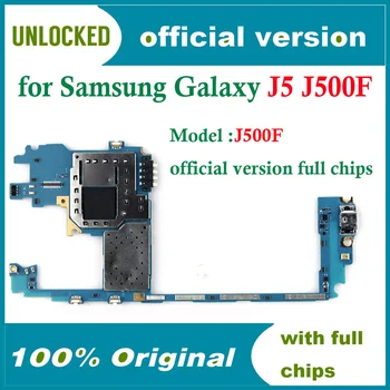 Labus darba mainboard Samsung Galaxy J5 J500F mātesplati ar loģikas mikroshēmas valdes mainboard Sākotnējā J500F aizstāj valde