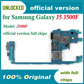 Labus darba mainboard Samsung Galaxy J5 J500F mātesplati ar loģikas mikroshēmas valdes mainboard Sākotnējā J500F aizstāj valde