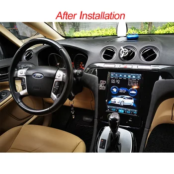 ZWNAV Ford Galaxy S Max 2007-Tesla Autoradio Headunit Android 9.0 Auto Multimediju Atskaņotājs, iebūvēts Auto Radio Navigācijas