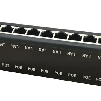 Jauns 8 Portu POE Inžektors POE Splitter, lai CCTV Tīkla Camera POE Power Over Ethernet IEEE802.3af X6HA
