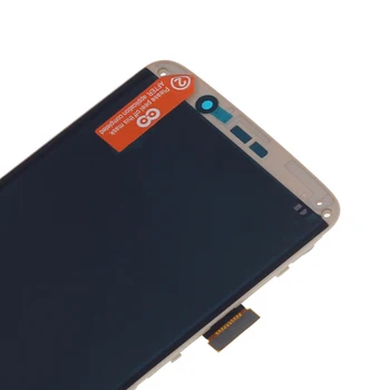 Sākotnējā AMOLED par zte Axon 7 LCD ar kadra rādīšanas režīmā, touch screen digitizer Montāža zte A2017 A2017U A2017G Axon7 LCD