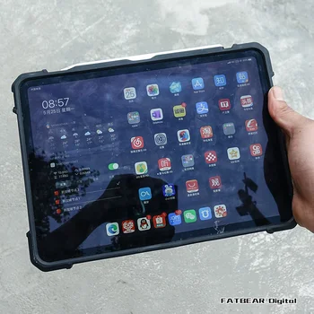 [Apple iPad Pro 11 collu 2020 2018] FATBEAR Taktiku Izturīgs Triecienizturīgs Militāro Bruņas Rezervi Gadījumā, Mīksto Segumu