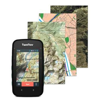 TwoNav - GPS Cross - Multisport veloceliņu, Riteņbraukšana MTB Pārgājieni, Trekings / Autonomiju 20 h / Atmiņa 32 GB / Topogrāfisko karšu