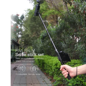 FIMI PALMU selfie nūju komplekts femto rokas gimbal kamera īpaša bloķēšanas portatīvais mobilais tālrunis klipu regulējams selfie stick