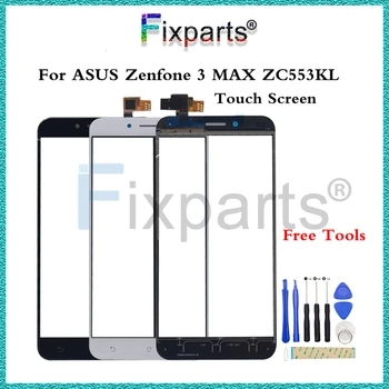 Par ASUS Zenfone 3 MAX ZC553KL Touch Ekrāns Ārējā Stikla Lēcu Nomaiņa, Remonts, Rezerves Daļas 5.5