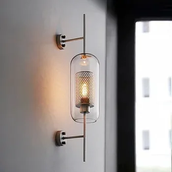 Pēc mūsdienu vintage LED sienas lampa sconce gaismas armatūra guļamistabas lampas dzīves telpu dekorēšana Sienas Uzstādīts eiropas led gaismas