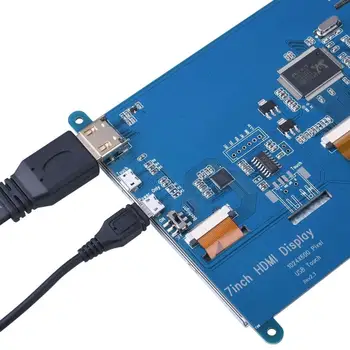 Pastall Aveņu Pi 4 Displejs Touchscreen 7 Collu HDMI 1024 X 600 USB IPS LCD Ekrāns Displeja Monitors Aveņu Pi 4 3 B Paraugs,