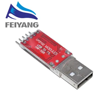 10pcs CP2102 modulis USB uz TTL sērijas UART STC lejupielādēt kabeli PL2303 Super Brush line jauninājums Arduino