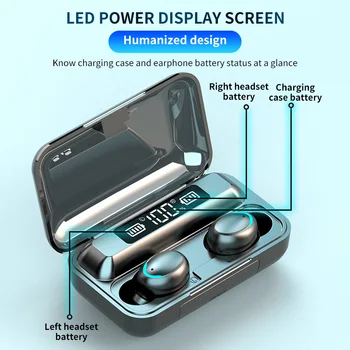 TWS Bezvadu Bluetooth Austiņas Samsung S20 Ultra S10 S9 Plus Austiņas Stereo Sporta Ūdensdrošs LED Displejs Austiņas Ar Mic
