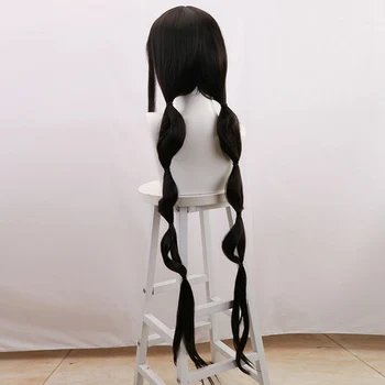 120cm Spēle Danganronpa cosplay Chabashira Tenko parūka Chabashira Tenko lomu spēles stila pīt matus kostīmi