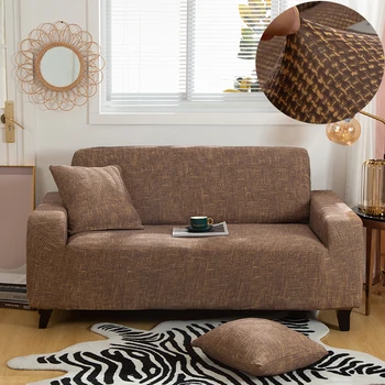 L FORMAS chase ilgi ģeometriskā iespiesti spandex dīvānu pārvalki dzīvojamā istaba stiept slipcovers dīvāns segums stūra dīvāns