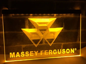 LG187 - Massey Ferguson Traktoru LED Neona Gaismas Zīme, mājas dekoru amatniecības