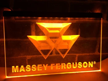 LG187 - Massey Ferguson Traktoru LED Neona Gaismas Zīme, mājas dekoru amatniecības
