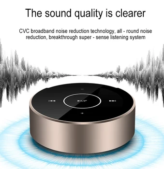A6 Touch Screen Bluetooth Skaļruni Stereo Portatīvie Āra Bass Bezvadu Mini Skaļruņi Plug-in Karti Tērauda Lielgabals Soundbar