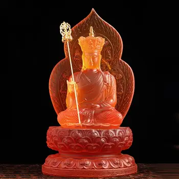 19 CM Akrila Budas Statuja Reliģiskā Svētnīca Dekoru Statuja Mājas Apdare Amitabha Sakyamuni Buda Maitreja Farmaceitam Buda #