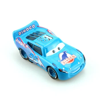 Disney Pixar Automašīnām, Zils Dinoco Zibens McQueen 1:55 Mēroga Lējumiem Metālu Sakausējumu Modle Auto Cute Rotaļlietas Bērniem Dāvanas
