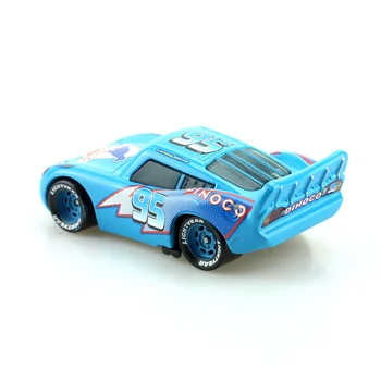 Disney Pixar Automašīnām, Zils Dinoco Zibens McQueen 1:55 Mēroga Lējumiem Metālu Sakausējumu Modle Auto Cute Rotaļlietas Bērniem Dāvanas