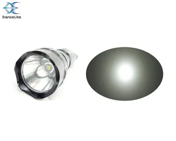 Bezmaksas Piegāde + DanceLite 501B XP-L Hi V3 10W Jaudīgu Baltās Gaismas LED Lukturīti Lampas Medību Kempings (OP/SMO)