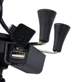 Velosipēda Saķeri ar Motociklu, Auto Mount Mobilais Turētājs, USB Lādētājs Mobilo Telefonu