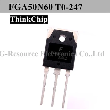 (10 gab.) FGA50N60 TO-247 FGA50N60LS 50N60 T0-3P Liels Tekošā MOSFET N-channel