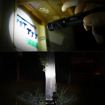 Muti-funkcija LED Lukturīti ar Uzbrukumu Bezel un Nazi 2000 Lūmeniem Avārijas un Self-defense Āra Tūrisma Pārgājieni