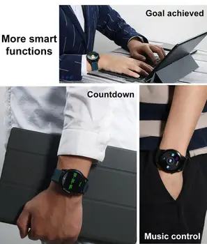 Smart Watch Cilvēks IP67 Waterproof Smartwatch Android asinsspiediens, Sirds ritma Monitors Multi-sport Režīms, Bluetooth 4.0 Vīrieši Sievietes