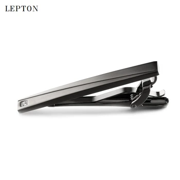 Lepton Klasiskais Melns (Classic Black Aproču Pogas & Tie Klipi Noteikti Mens Augstas Kvalitātes Biznesa Dāvanu Zeķubikses Pin Tie Stieņi Klipša Aizdare Piliens Kuģniecība
