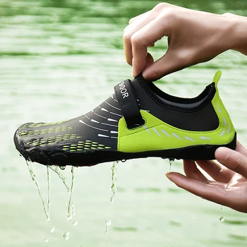 Jauno modes Slip-pierādījums valkāt atpakaļ uz upi kurpes vīriešu kurpes āra wading kurpes sieviešu piecu pirkstu pludmales apavus ūdens kurpes