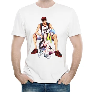 Kurokos Basketbola T-Krekls Mens Fashion Baltā Krāsā ar Īsām Piedurknēm Kuroko nr. Grozs T Krekli, Topi, t-veida, t Unisex Drēbes