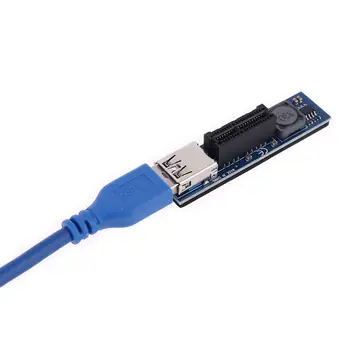 Ir 2021. Jaunu PCI-E Stāvvadu Mini PCIE uz PCI-E X1 Paplašinājuma Portu SATA Adapter Paplašināšanas Karti