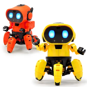 Iedegties Rotaļlietas 6 Nagi Robots Kāpt Astoņkāji Spider Roboti Acousto optikas Automātiskā Transportlīdzekļu Dzimšanas dienas Dāvanu-Rotaļlietas Bērniem Bērniem