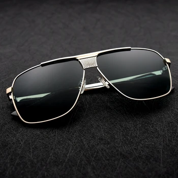 TUZENGYONG Jaunas Polarizētās Saulesbrilles, Vīriešu Braukšanas Toņos Liels Rāmis Vīriešiem Zīmola Dizainere Oculos de sol Vīriešu Brilles UV400