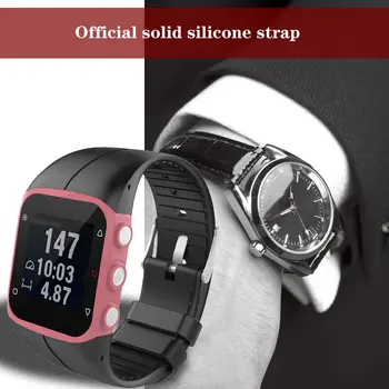 Par Polar M400/M430 Silikona Smartwatch Rezerves Siksna Oficiālais Modelis, Melna Sprādze Sporta Nomaiņa Aproce