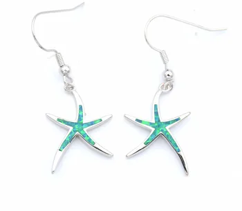 2017 Beach Edition Starfish Opal Auskari Bezmaksas Ķēdes Bezmaksas ePacket Piegāde