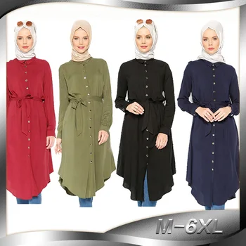 Modes augstas kvalitātes Islāmismu meitene top ikdienas krekls ar garām piedurknēm blūzes topi musulmaņu sieviešu apģērbu, 2013