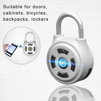 Smart Bluetooth Keyless Bloķēšanas Ūdensizturīgs APP Pogu Anti-Theft Paroli Durvju piekaramo atslēgu, Bagāžas @M23