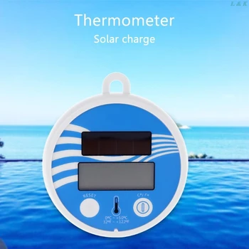 Baseins, Spa Digitālo Peldošās Ūdensnecaurlaidīga Saules Termometrs ar Fārenheita & Celsija U50A