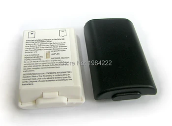 OCGAME 200PCS/DAUDZ Bateriju Vāks Apvalks Gadījumā Ietvars priekš XBOX360, Xbox 360 Bezvadu Kontrolieris Melna Balta